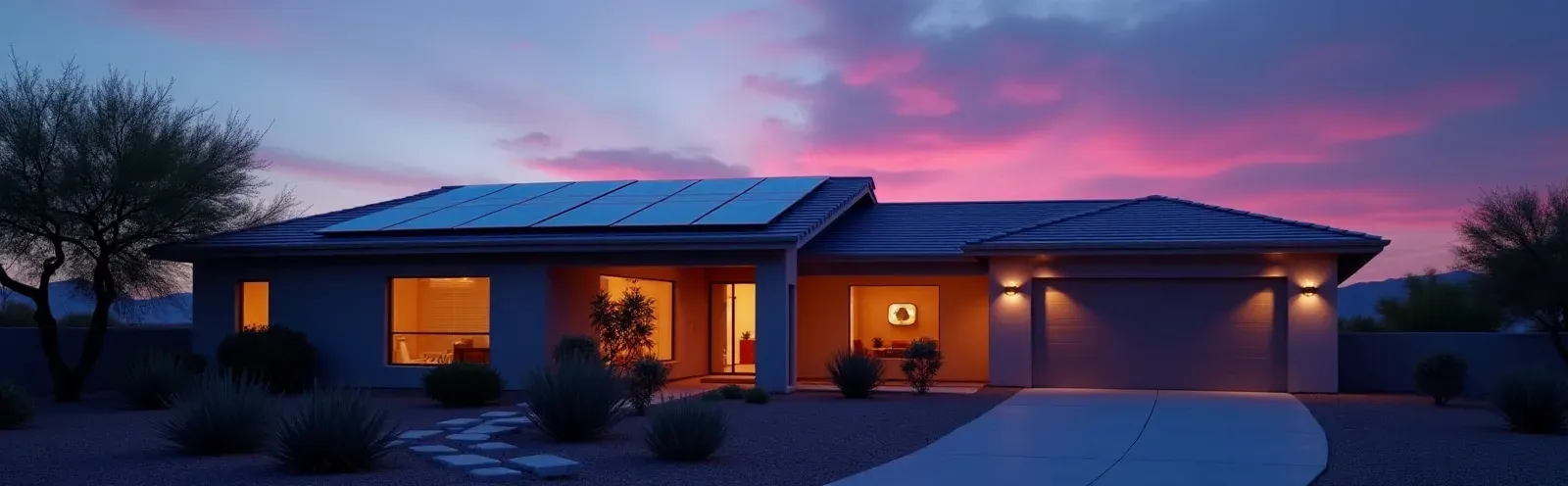 A home powered by Nova Grid Solar